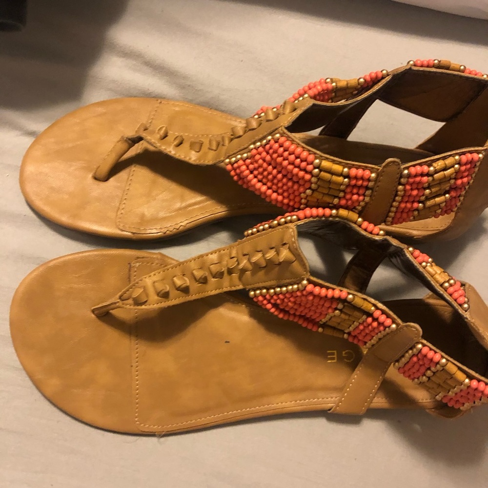 Beaded sandals